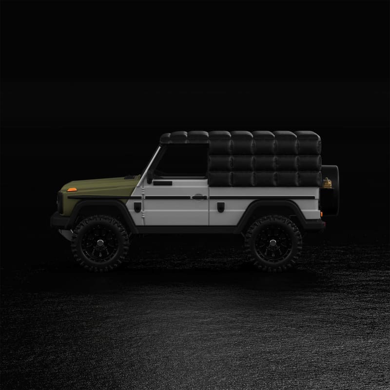 Hot Wheels x Mercedes-Benz Project G-class Past II Future designed