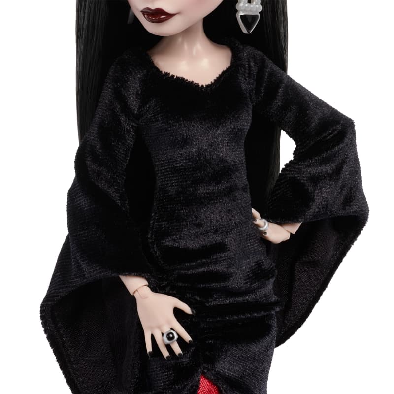 Wednesday Morticia Addams Skullector Puppe