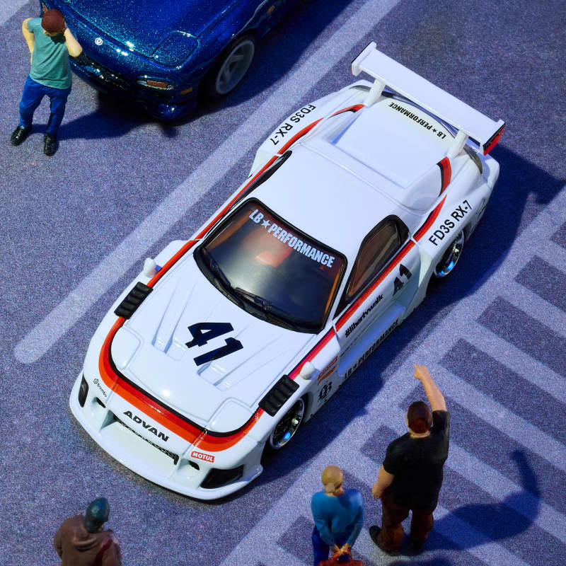 Hot Wheels Elite 64 Mazda RX-7 Liberty Walk