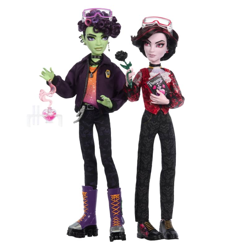 Monster High Kieran Valentine and Spelldon Cauldronello Dolls 2-Pack