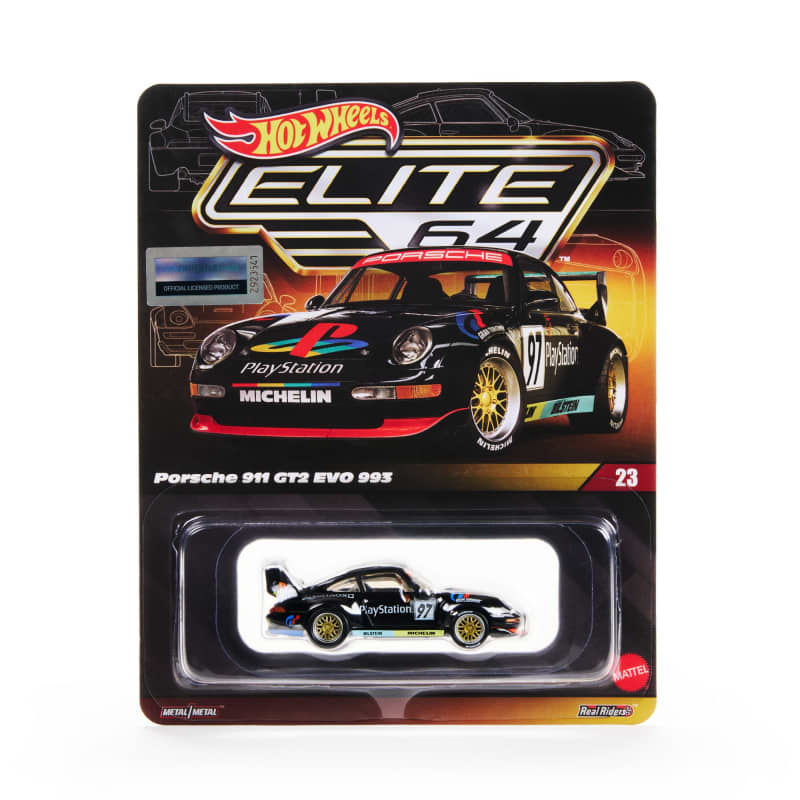 ミニカー Hot Wheels Elite 64 Porsche 911 GT2 EVO Hot Wheels Elite 64 Porsche 911 GT2 EVO 993 | Mattel Creations UK