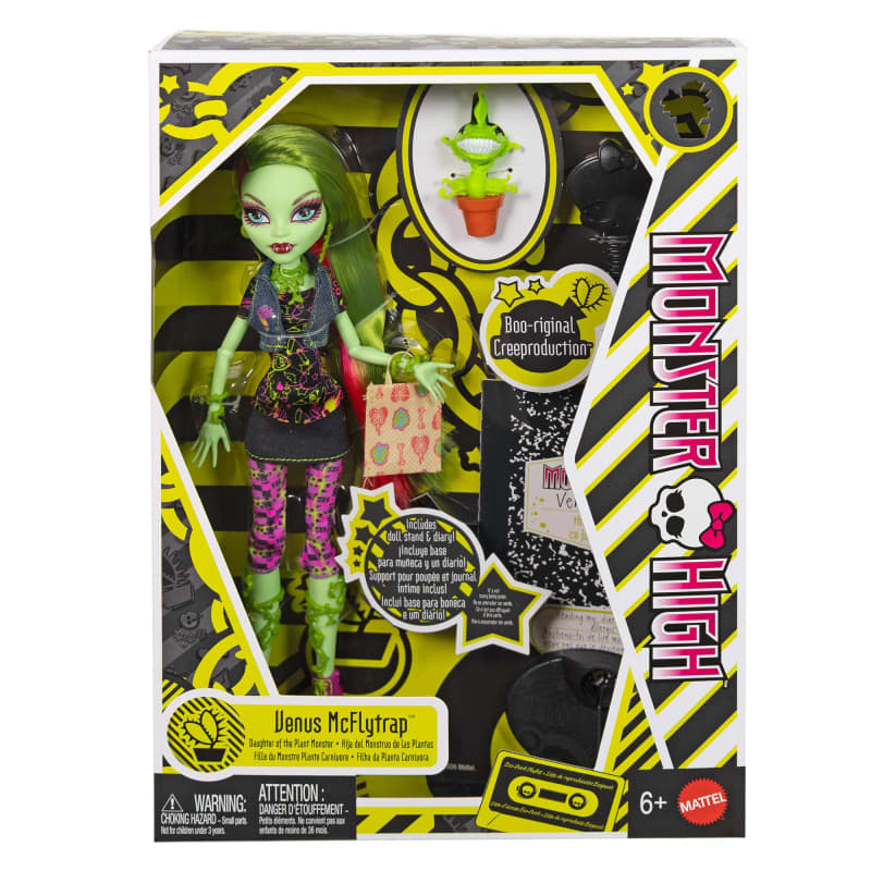 Monster High Boo-riginal Creeproduction Venus McFlytrap Puppe
