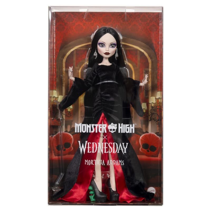 Monster High x Wednesday Morticia Addams Doll | Mattel Creations UK