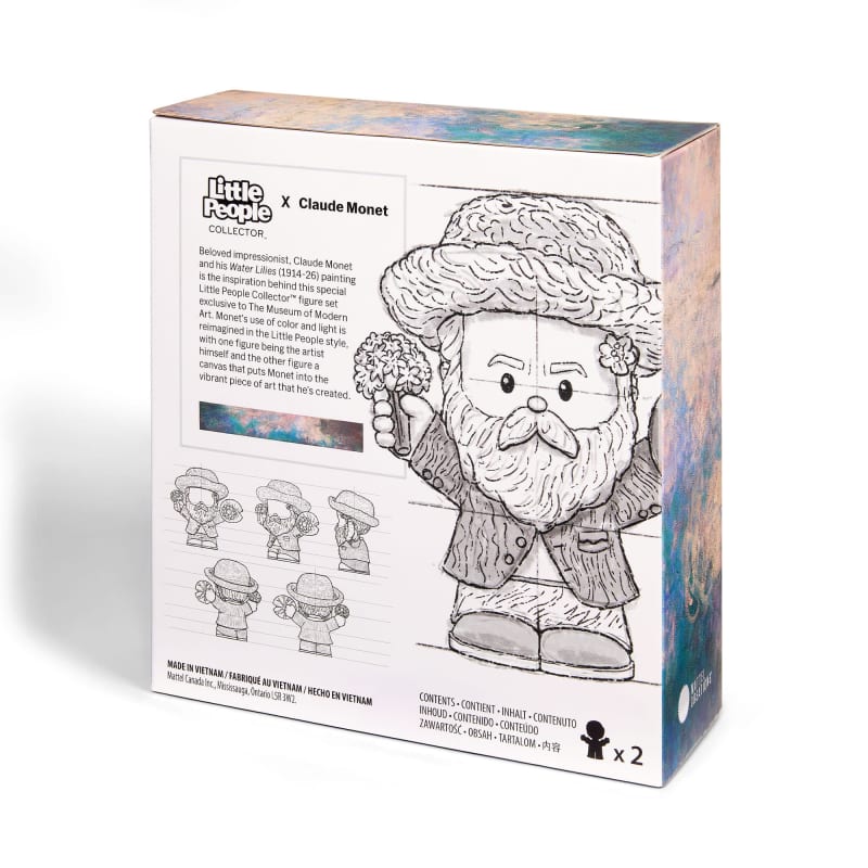Little People Collector x MoMA Claude Monet Figure Set