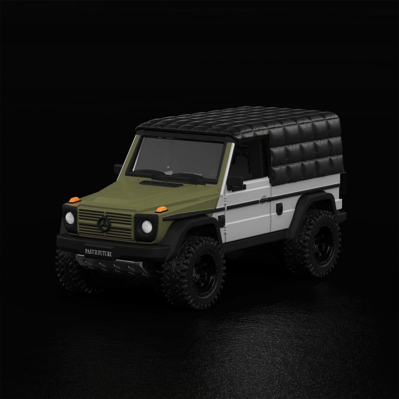 Hot Wheels x Mercedes-Benz Projekt G-Klasse Past II Future, designed von nigo