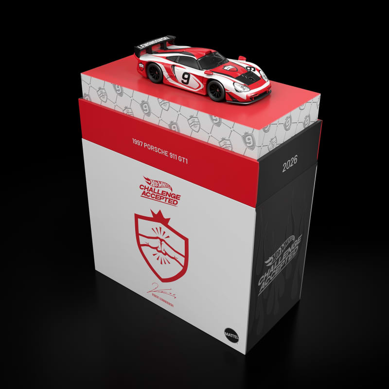 Hot Wheels x Robert Lewandowski x 1997 Porsche 911 GT1