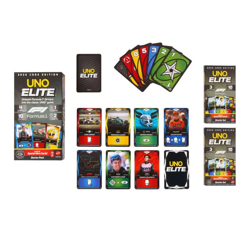 UNO Elite Formula 1® 2025 Core Edition Booster Set 2-Pack