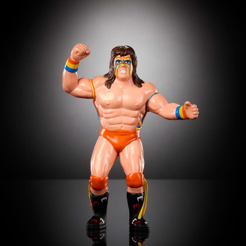 LJN WWE Superstars Ultimate Warrior Action Figure & Poster
