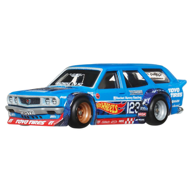 Hot Wheels Premium Car Culture Made Mike Mazda RX-3 Wagon/Remorque