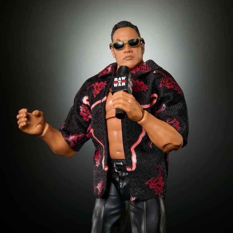 WWE Monday Night War Elite Collection The Rock Action Figure