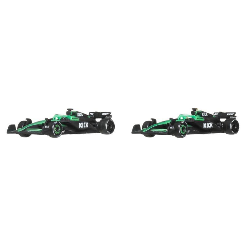 Hot Wheels Premium KICK Sauber 2025 Formula 1® Team #27 Nico Hülkenberg & Team #5 Gabriel Bortoleto