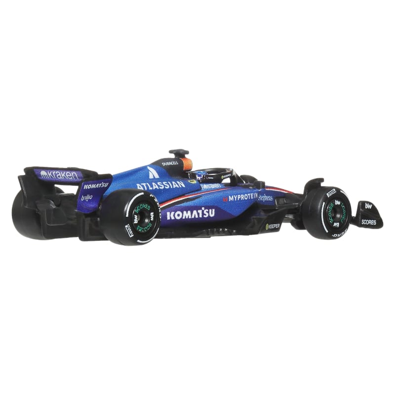Hot Wheels Premium Atlassian Williams Racing 2025 Formula 1® Team #23 Alex Albon & Team #55 Carlos Sainz