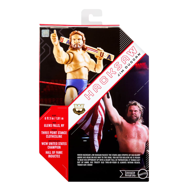 WWE Ultimate Legends Action Hacksaw Jim Duggan Figure