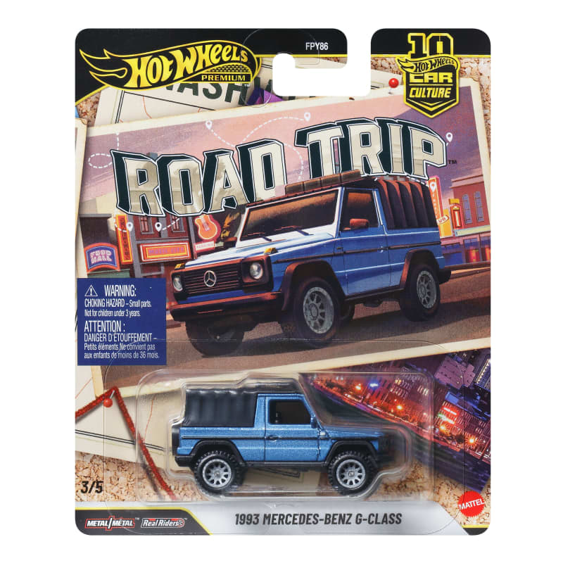 Hot Wheels Premium Car Culture Road Trip 1993 Mercedes-Benz G-Class