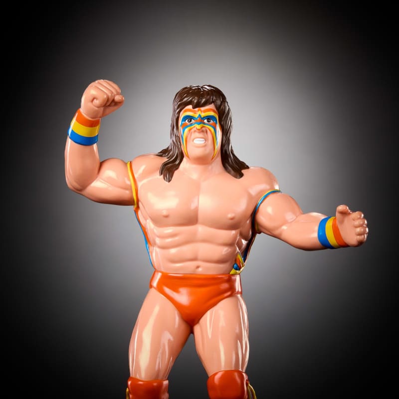 LJN WWE Superstars Ultimate Warrior Action Figure & Poster