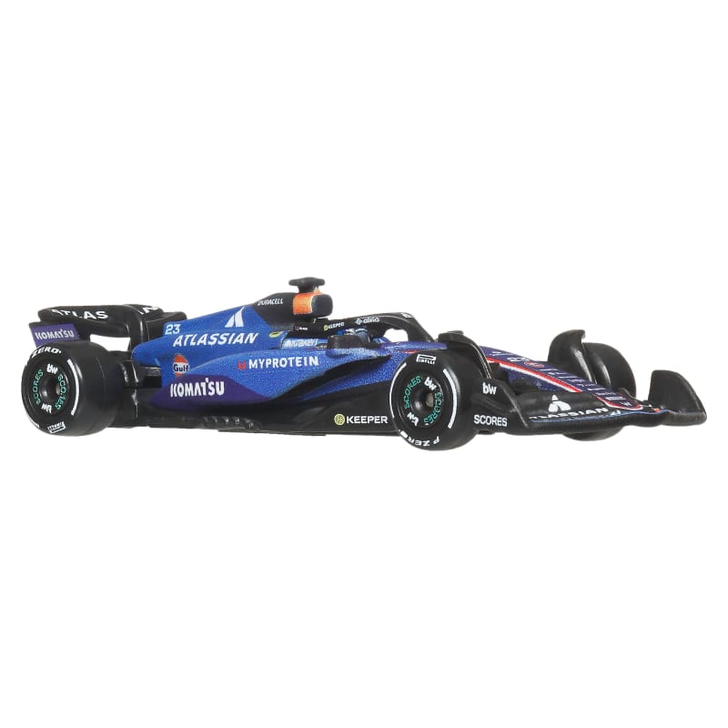 Hot Wheels Premium Atlassian Williams Racing 2025 Formula 1® Team #23 Alex Albon & Team #55 Carlos Sainz