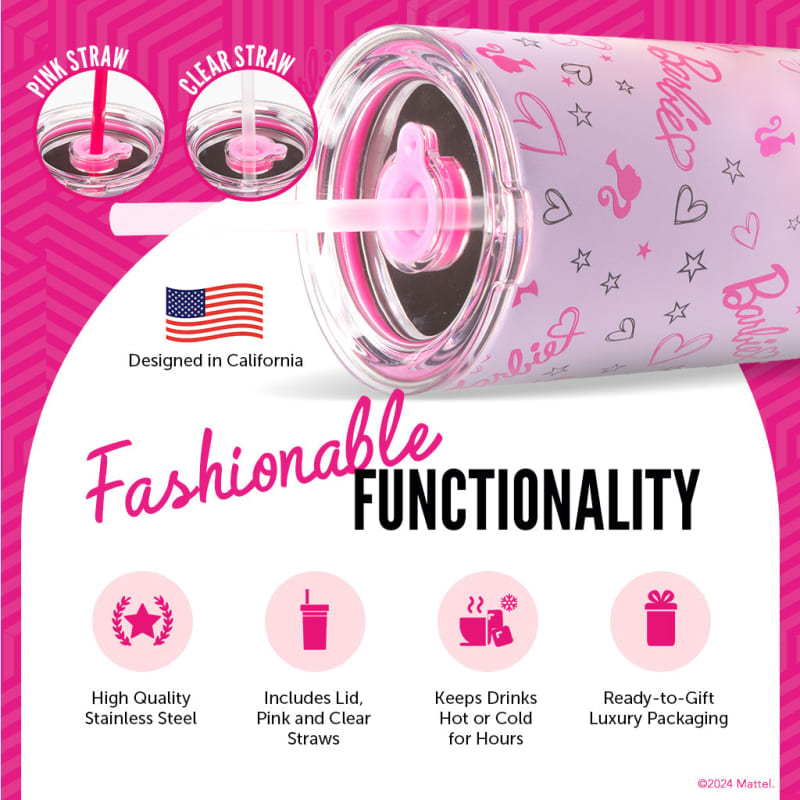 Barbie™ Love Out Loud Tumbler - 24 Oz