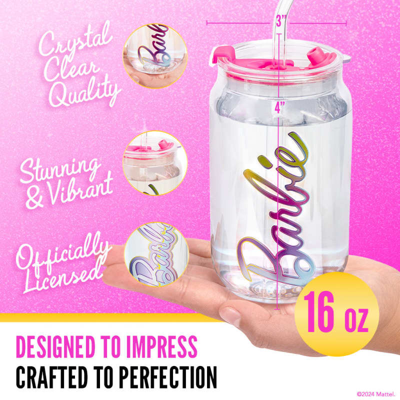 Barbie™ X Dragon Glassware® Aura Drinking Glasses