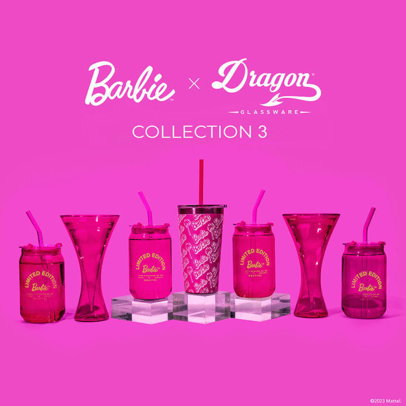 Barbie™ X Dragon Glassware® Tumbler - 16 Oz