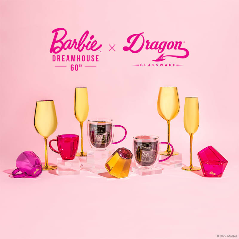 Barbie™ X Dragon Glassware® Dreamhouse™ Espresso Cups