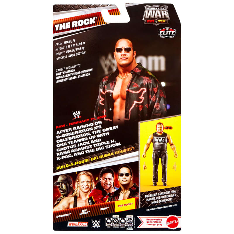 WWE Monday Night War Elite Collection The Rock Action Figure