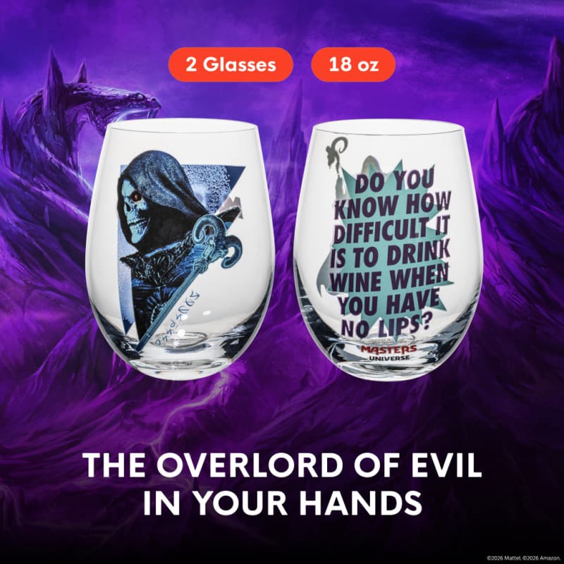 Masters of the Universe™ 2026 Movie Skeletor™ Stemless Glasses (Mattel Creations)