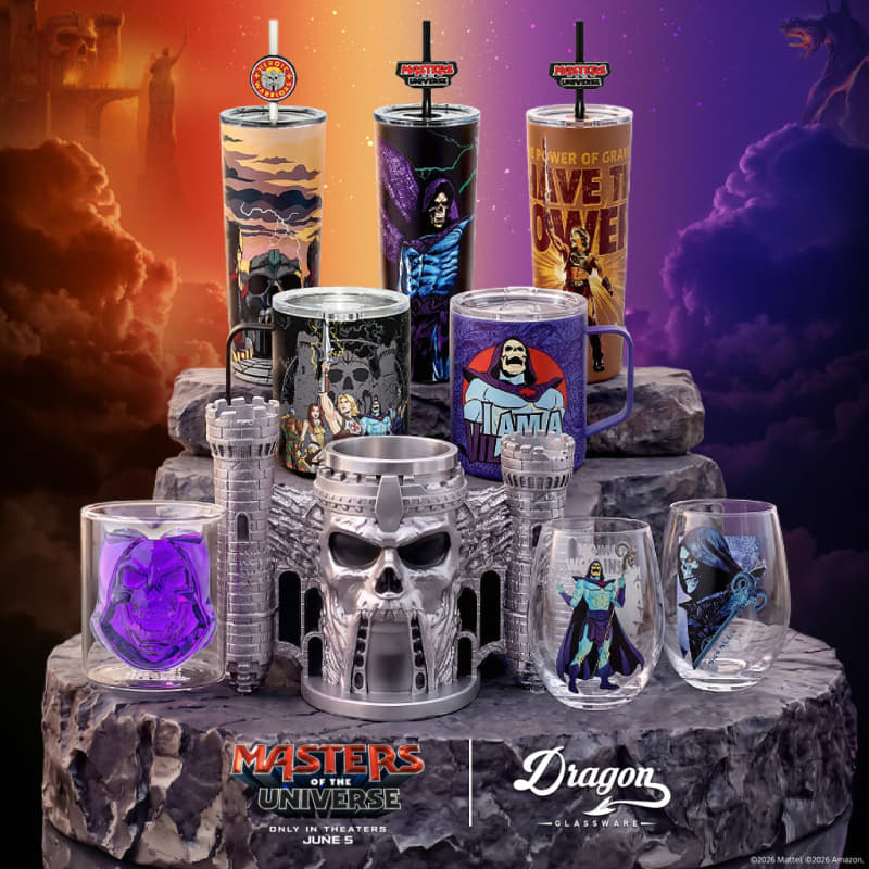 Masters of the Universe™ 2026 Movie Skeletor™ Stemless Glasses (Mattel Creations)