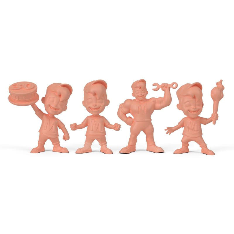 Mighty Max M.U.S.C.L.E. Four-Figure Set