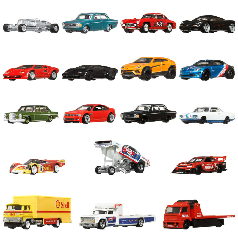 Hot Wheels Car Culture & Team Transport Factory Set 1 of 4