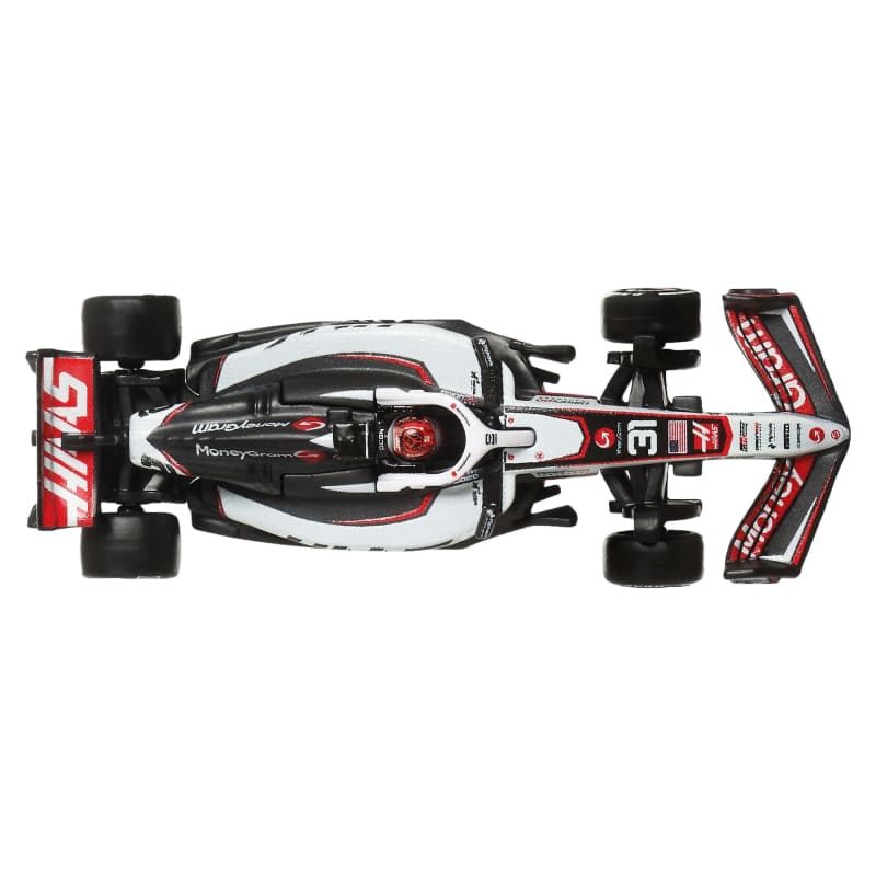 Hot Wheels Premium  MoneyGram Haas 2025 Formula 1® Team #31 & Team #87