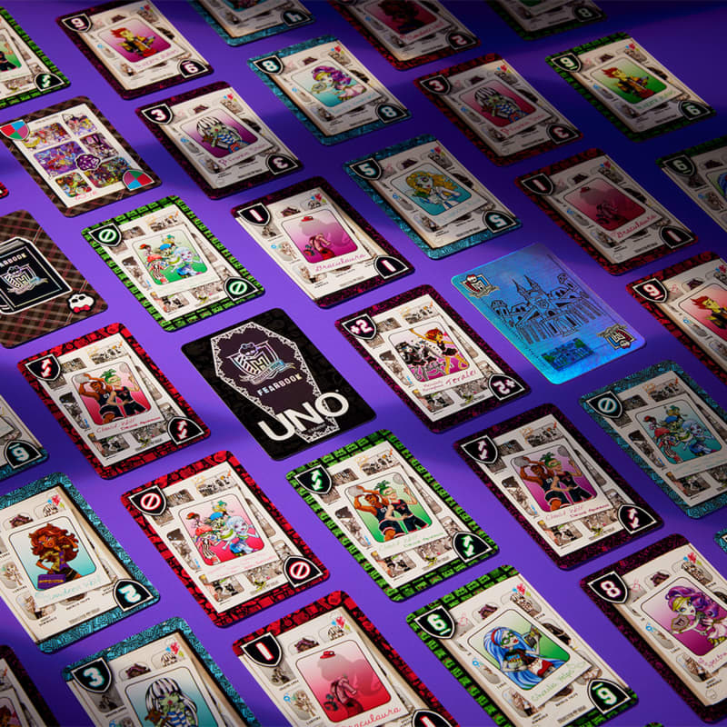 UNO Fandom Monster High Angstbuch Deck