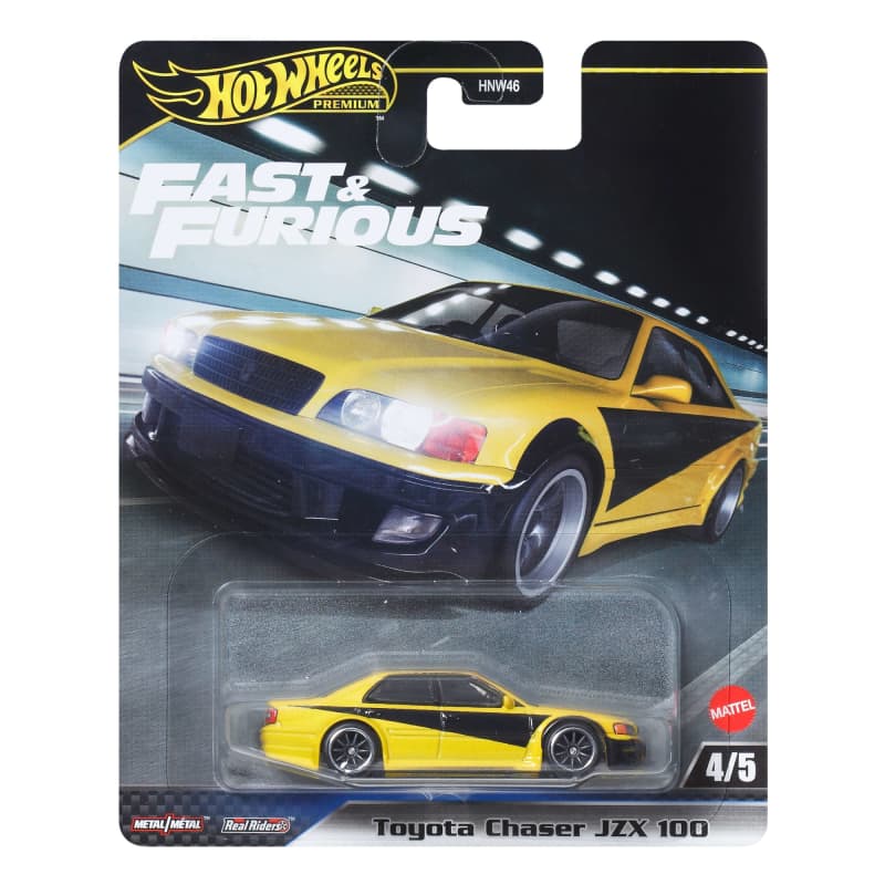 Hot Wheels Premium Fast & Furious Cars 1998 Toyota Chaser JZX100