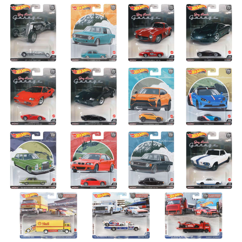 Hot Wheels Car Culture & Team Transport Factory Set 1 of 4