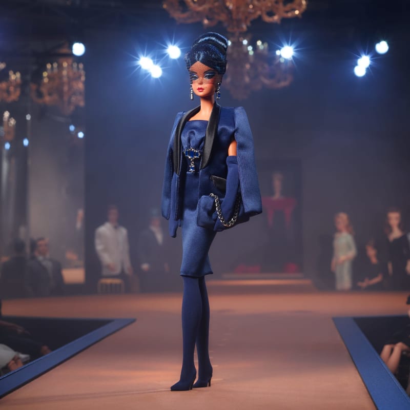 Sapphire Anniversary Barbie Fashion Model Collection Doll