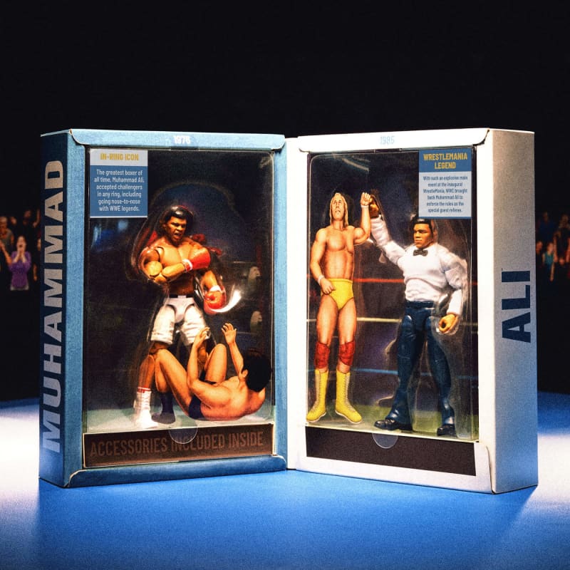 WWE Ultimate Edition Muhammad Ali Action Figure Set