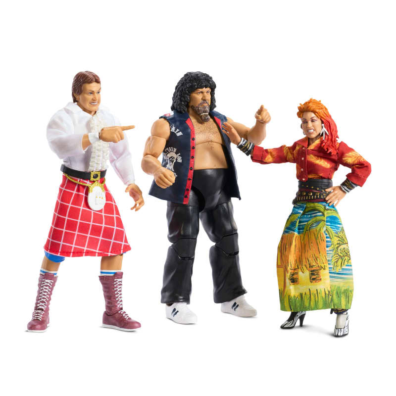 WWE Rock N Wrestling Connection 3-Pack | Mattel Creations