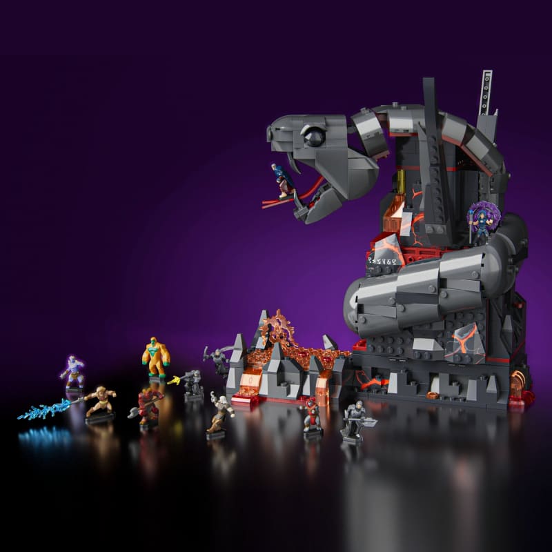 Mattel Brick Shop Masters of the Universe Clash at Snake Mountain Building Set