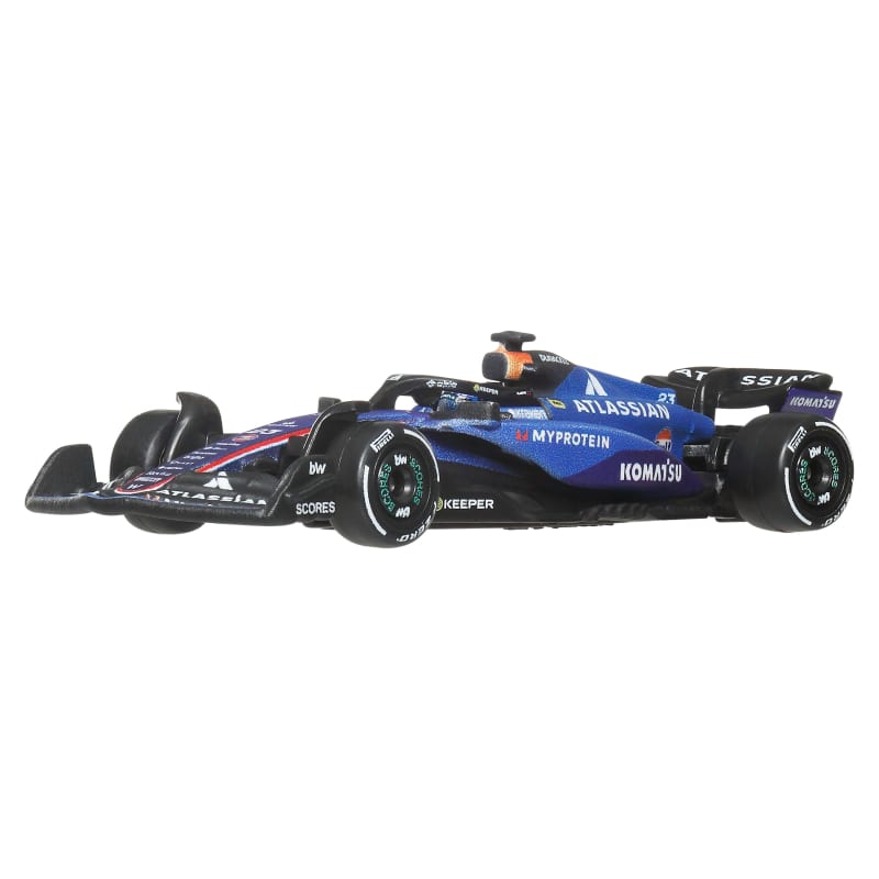 Hot Wheels Premium Atlassian Williams Racing 2025 Formula 1® Team #23 Alex Albon & Team #55 Carlos Sainz