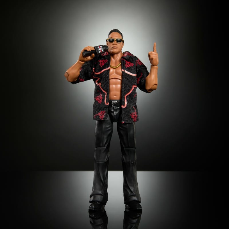 WWE Monday Night War Elite Collection The Rock Action Figure