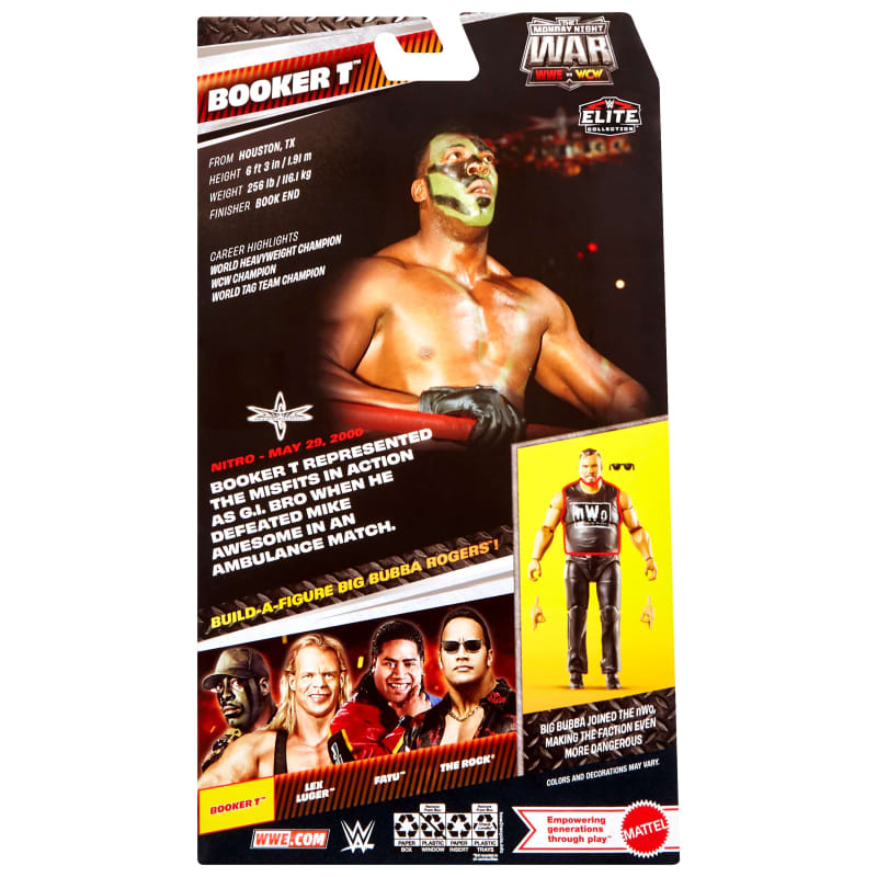 WWE Monday Night War Elite Collection Booker T Action Figure