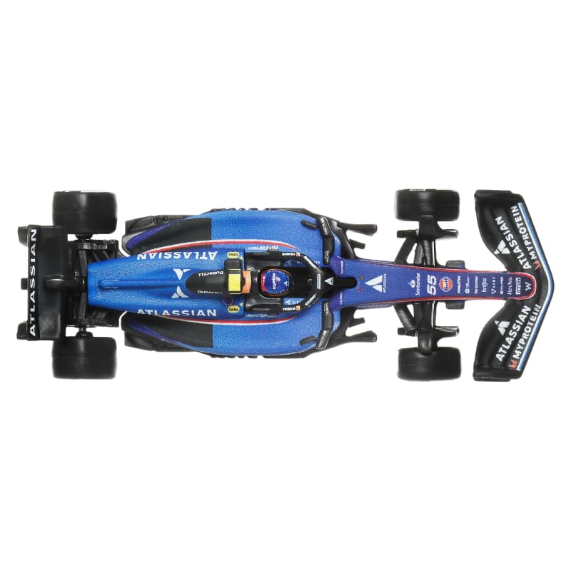 Hot Wheels Premium Atlassian Williams Racing 2025 Formula 1® Team #23 Alex Albon & Team #55 Carlos Sainz