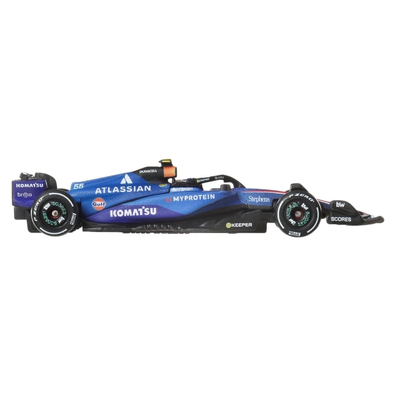 Hot Wheels Premium Atlassian Williams Racing 2025 Formula 1® Team #23 Alex Albon & Team #55 Carlos Sainz