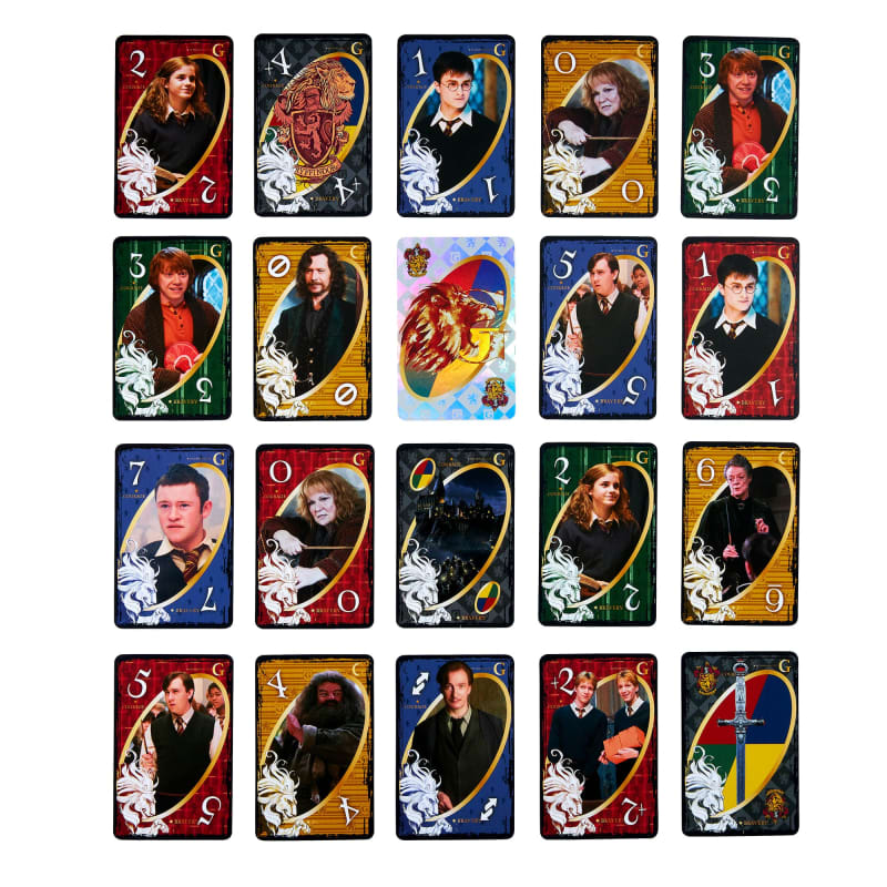 UNO Fandom Harry Potter Gryffindor Game Deck