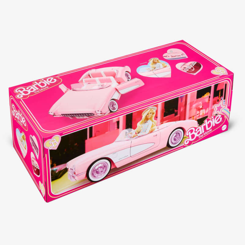 Barbie The Movie Pink Corvette Convertible