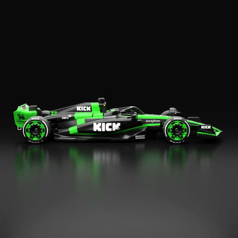 Hot Wheels F1 Series: 2024 Stake F1 Team KICK Sauber C44 Car #77