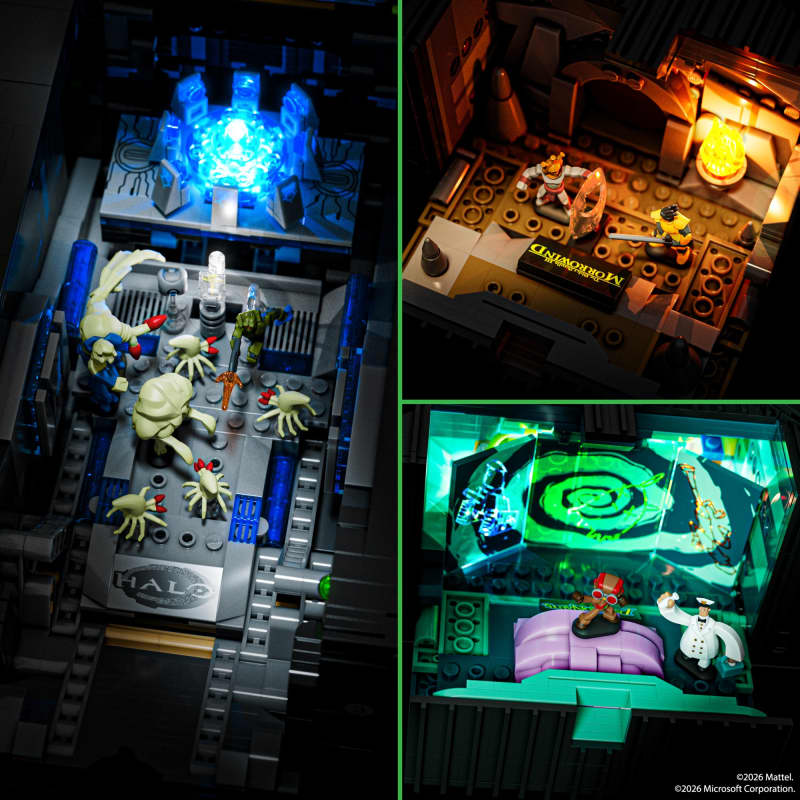Mattel Brick Shop Microsoft XBOX Building Set