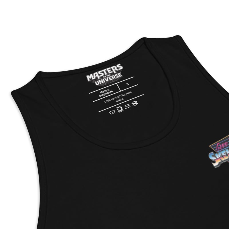Masters of the Universe Gym Bro Skeletor Strong Black Tank Top