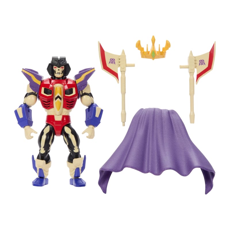 Masters of the Universe x Transformers Starscream Armor Scare Glow Actionfigur  