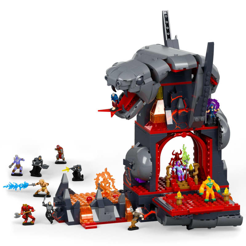 Mattel Brick Shop Masters of the Universe Clash at Snake Mountain Building Set