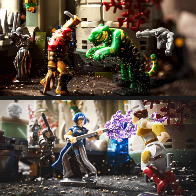 Mattel Brick Shop Masters of the Universe Battle of Castle Grayskull Building Set